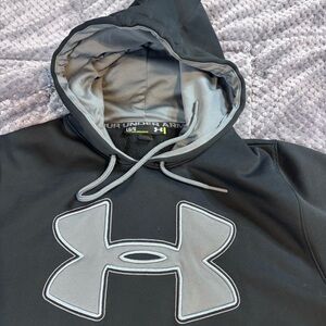 Under Armour Charcoal and Black Hoodie